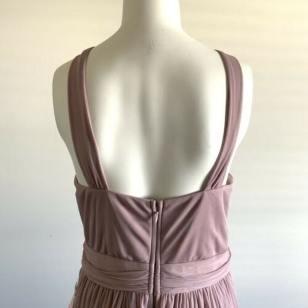 Birdy Grey Kiko Halter Bridesmaid Dress In Mauve L - Picture 8 of 10